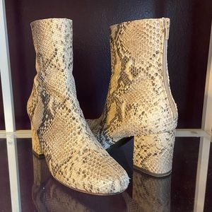 Free People Snake Skin boots